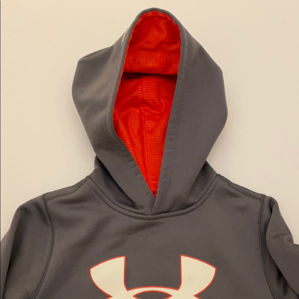 Gray Under Armour Sweatshirt (size YSM) - Picture 4 of 5